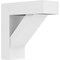 Ekena Millwork Standard Traditional Architectural Grade PVC Bracket with Block Ends, 5"W x 14"D x 14"H BKTP05X14X14TRA05 - alternate 1